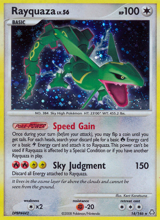 Rayquaza | Legends Awakened | Diamond & Pearl | 14/146 | New Mint | Rare Holo