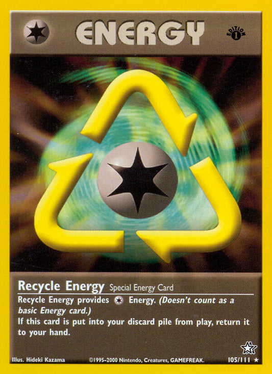 Recycle Energy | Neo Genesis | Neo | 105/111 | New Mint | Rare