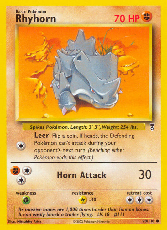 Rhyhorn | Legendary Collection | Other | 90/110 | New Mint | Common