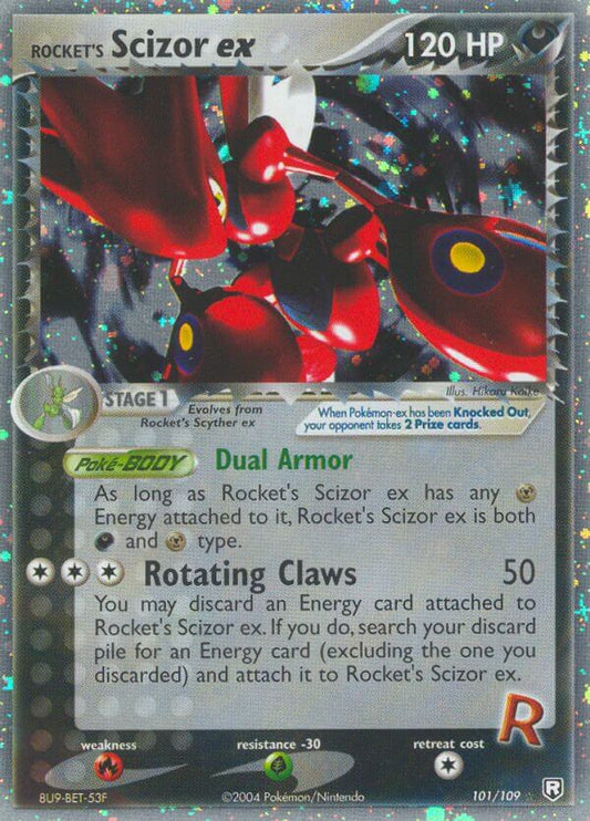 Rocket’s Scizor ex | Team Rocket Returns | EX | 101/109 | New Mint | Rare Holo ex