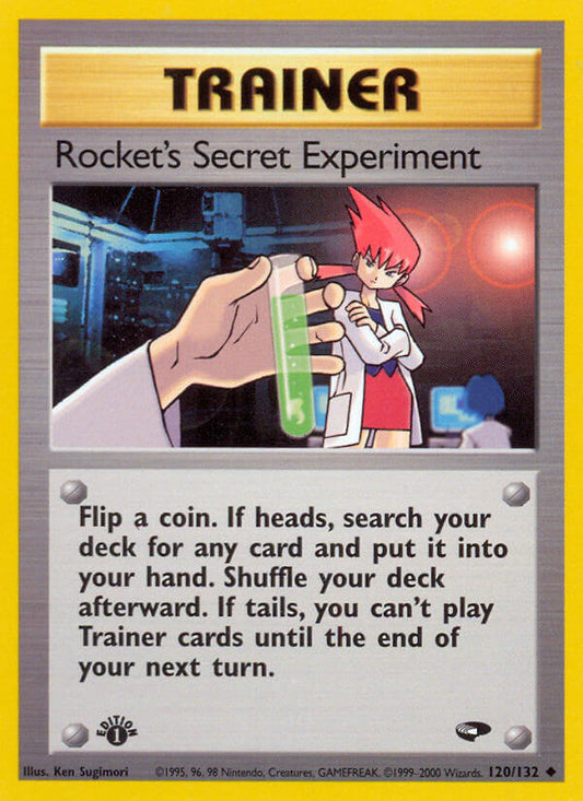 Rocket’s Secret Experiment | Gym Challenge | Gym | 120/132 | New Mint | Uncommon