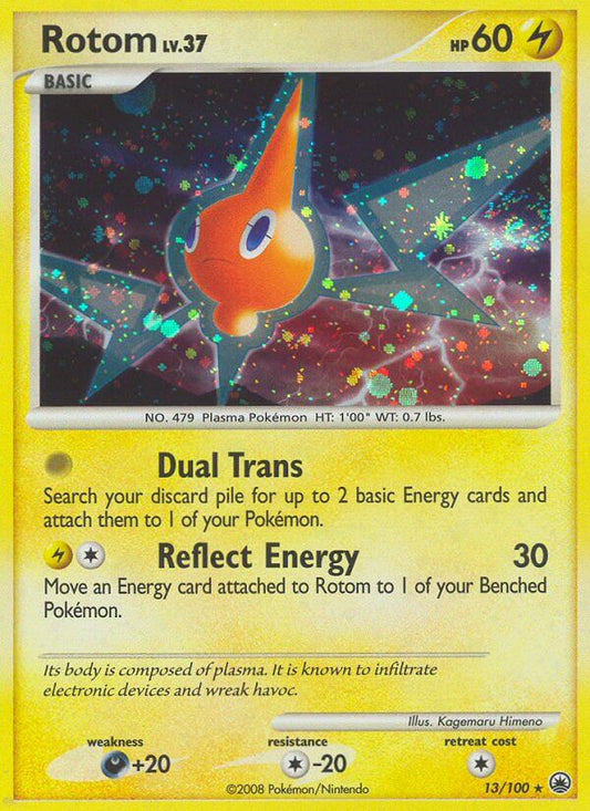 Rotom | Majestic Dawn | Diamond & Pearl | 13/100 | New Mint | Rare Holo