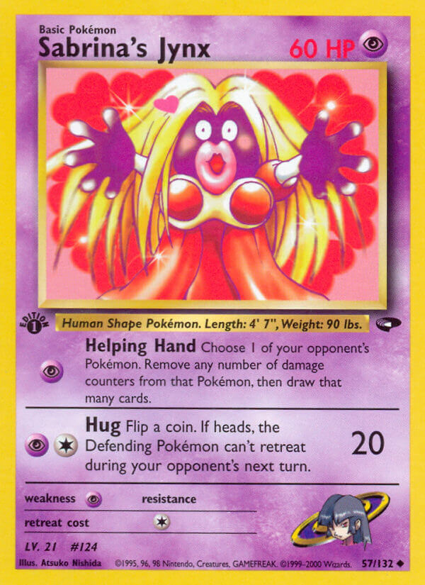 Sabrina’s Jynx | Gym Challenge | Gym | 57/132 | New Mint | Uncommon
