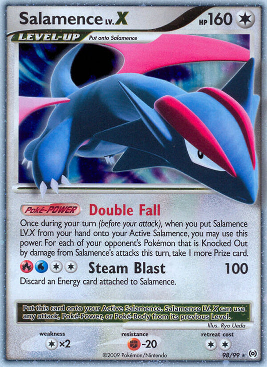 Salamence LV.X | Arceus | Platinum | 98/99 | New Mint | Rare Holo LV.X