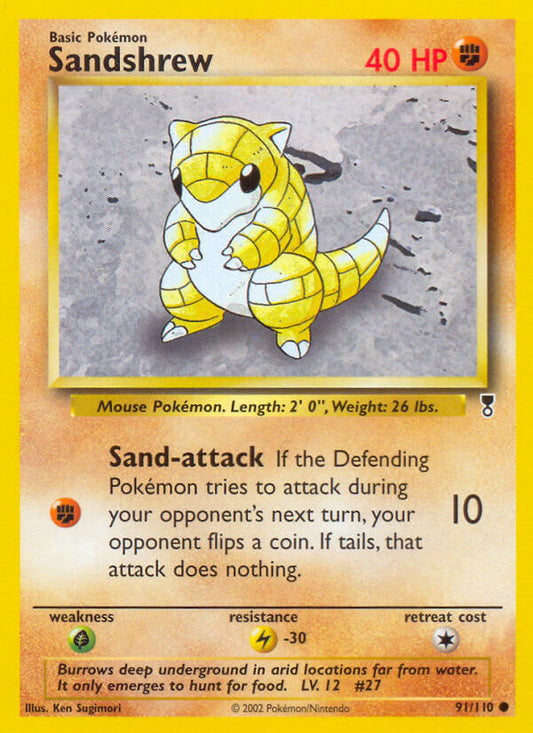 Sandshrew | Legendary Collection | Other | 91/110 | New Mint | Common