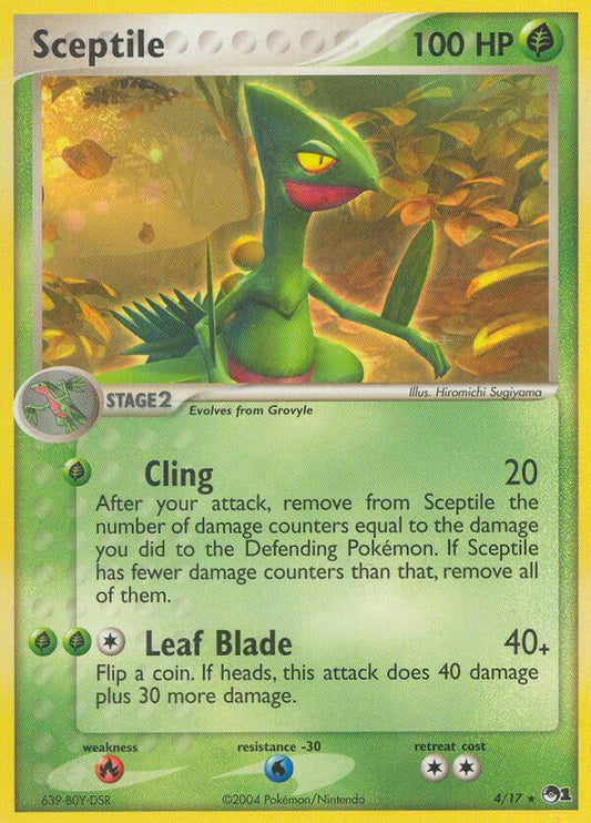 Sceptile | POP Series 1 | EX | 4/17 | New Mint | Rare
