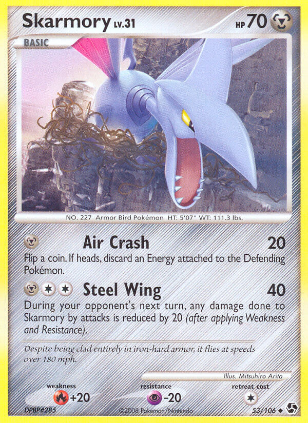 Skarmory | Great Encounters | Diamond & Pearl | 53/106 | New Mint | Uncommon