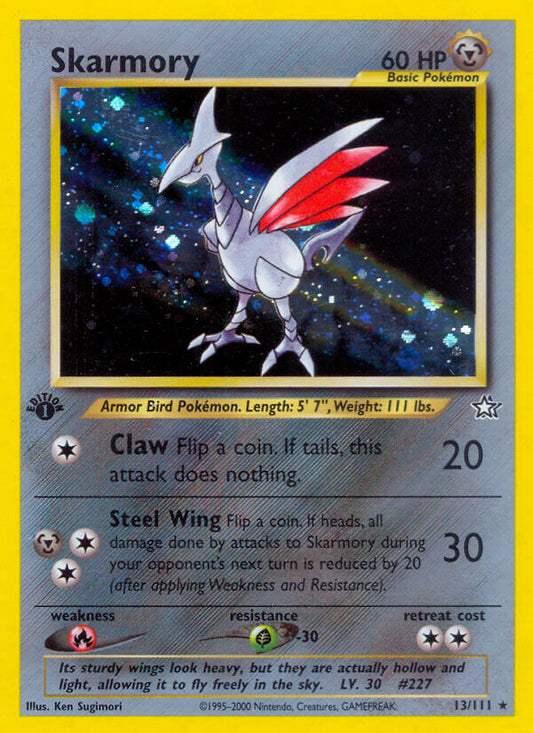 Skarmory | Neo Genesis | Neo | 13/111 | New Mint | Rare Holo