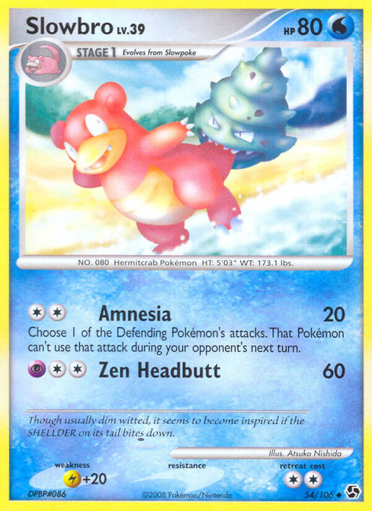 Slowbro | Great Encounters | Diamond & Pearl | 54/106 | New Mint | Uncommon