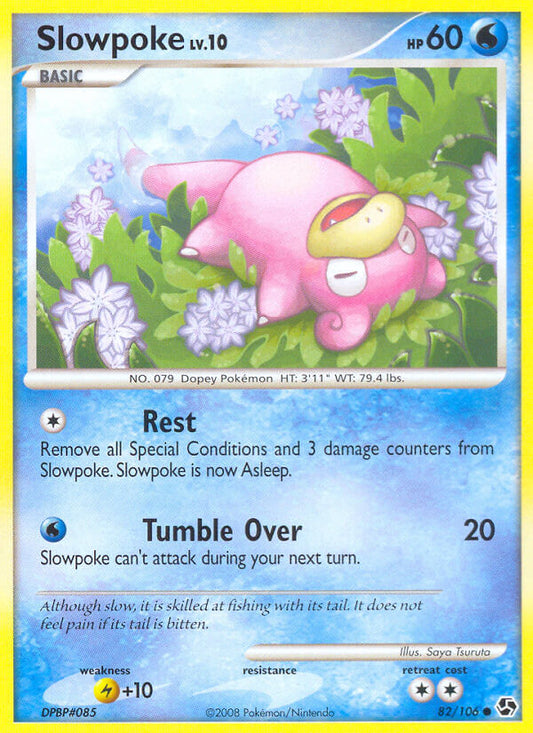 Slowpoke | Great Encounters | Diamond & Pearl | 82/106 | New Mint | Common