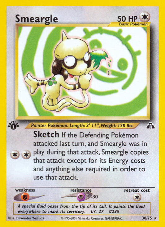 Smeargle | Neo Discovery | Neo | 30/75 | New Mint | Rare