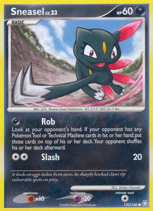 Sneasel | Legends Awakened | Diamond & Pearl | 120/146 | New Mint | Common