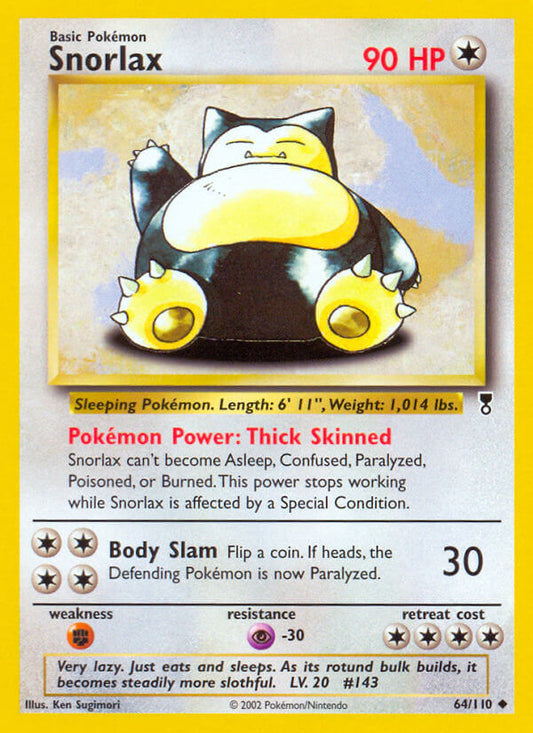Snorlax | Legendary Collection | Other | 64/110 | New Mint | Uncommon