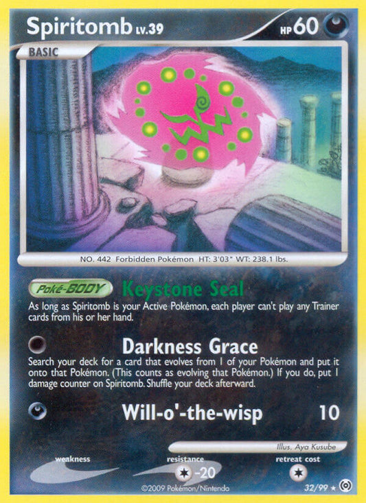 Spiritomb | Arceus | Platinum | 32/99 | New Mint | Rare