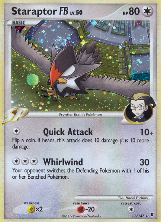 Staraptor FB | Supreme Victors | Platinum | 11/147 | New Mint | Rare Holo
