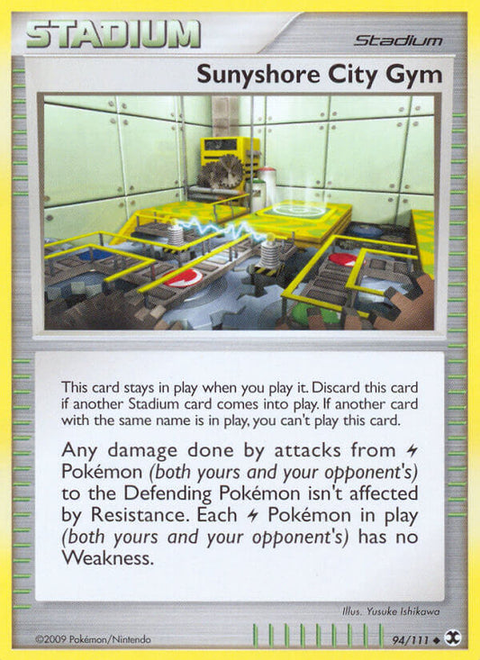 Sunyshore City Gym | Rising Rivals | Platinum | 94/111 | New Mint | Uncommon