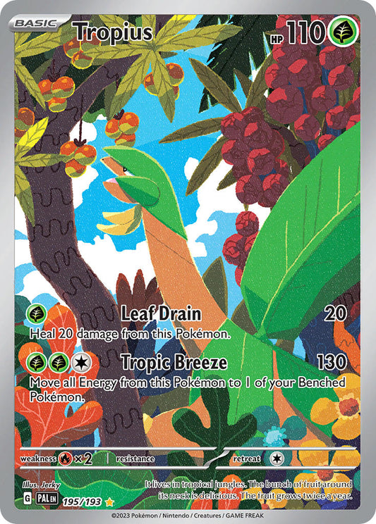 Tropius | Paldea Evolved | Scarlet & Violet | 195/193 | New Mint | Illustration Rare
