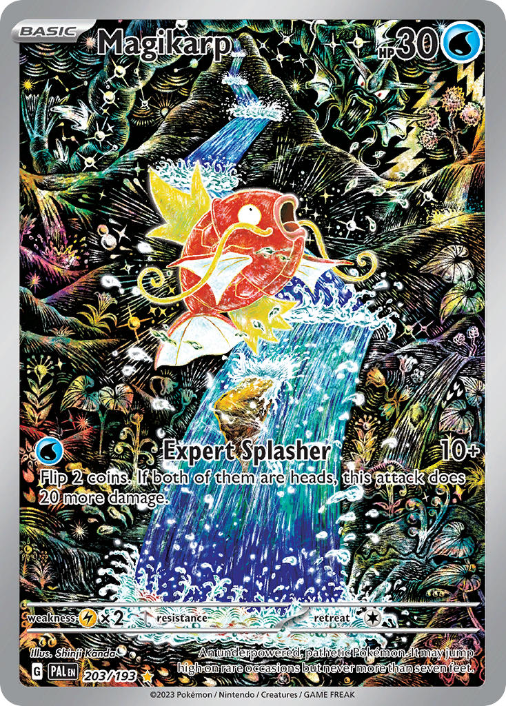Magikarp | Paldea Evolved | Scarlet & Violet | 203/193 | New Mint | Illustration Rare