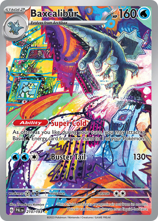 Baxcalibur | Paldea Evolved | Scarlet & Violet | 210/193 | New Mint | Illustration Rare
