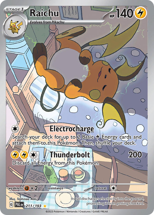 Raichu | Paldea Evolved | Scarlet & Violet | 211/193 | New Mint | Illustration Rare