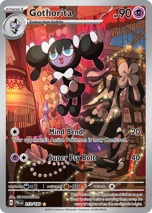 Gothorita | Paldea Evolved | Scarlet & Violet | 213/193 | New Mint | Illustration Rare