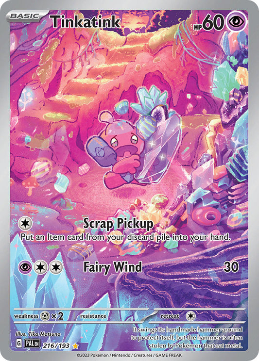 Tinkatink | Paldea Evolved | Scarlet & Violet | 216/193 | New Mint | Illustration Rare