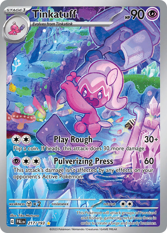 Tinkatuff | Paldea Evolved | Scarlet & Violet | 217/193 | New Mint | Illustration Rare