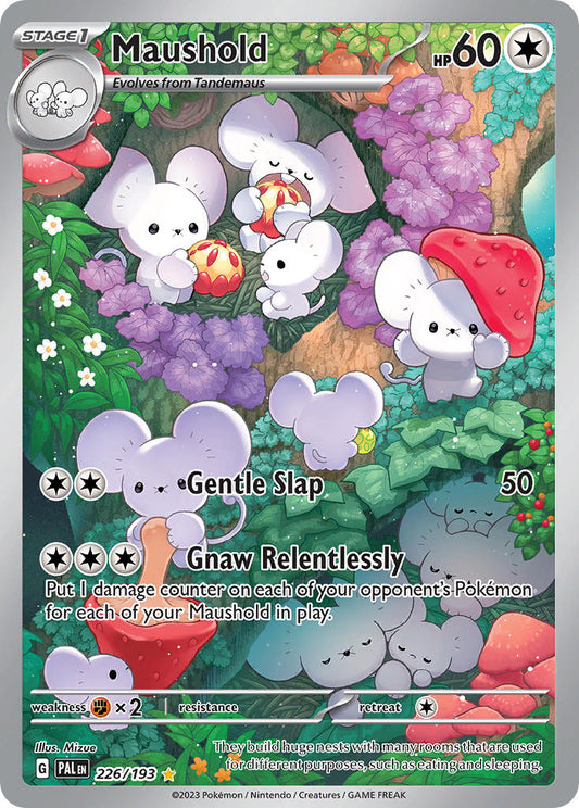 Maushold | Paldea Evolved | Scarlet & Violet | 226/193 | New Mint | Illustration Rare