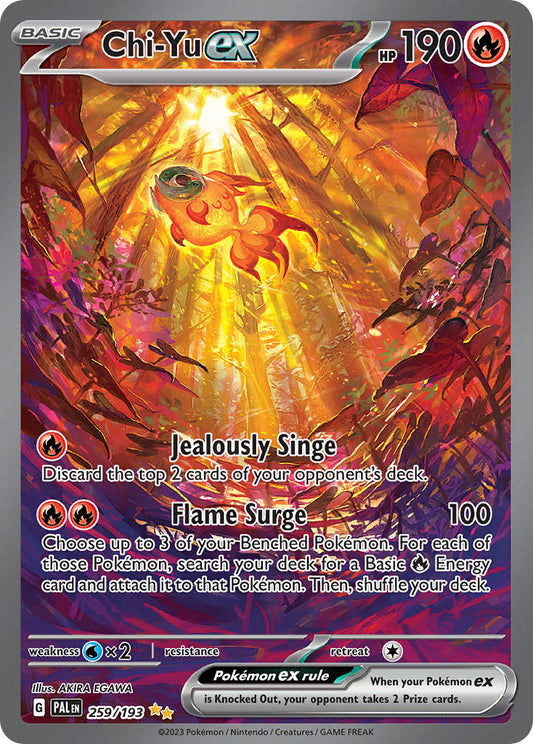 Chi-Yu ex | Paldea Evolved | Scarlet & Violet | 259/193 | New Mint | Special Illustration Rare