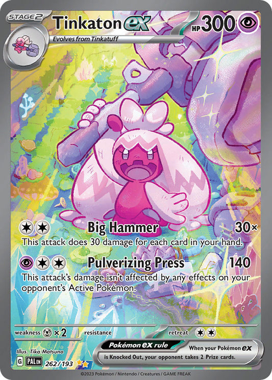 Tinkaton ex | Paldea Evolved | Scarlet & Violet | 262/193 | New Mint | Special Illustration Rare