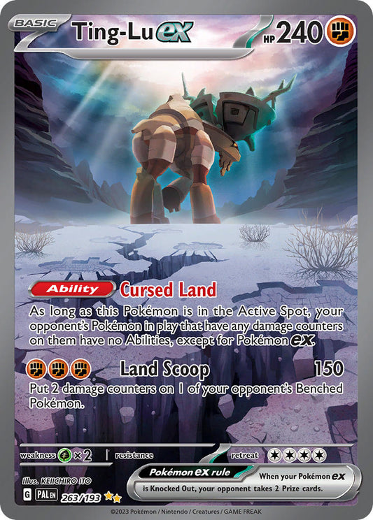Ting-Lu ex | Paldea Evolved | Scarlet & Violet | 263/193 | New Mint | Special Illustration Rare
