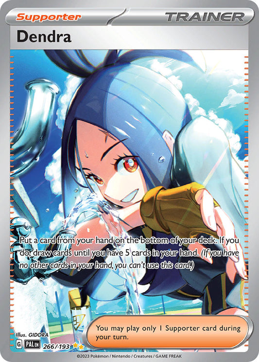 Dendra | Paldea Evolved | Scarlet & Violet | 266/193 | New Mint | Special Illustration Rare