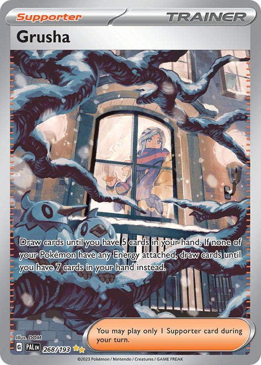 Grusha | Paldea Evolved | Scarlet & Violet | 268/193 | New Mint | Special Illustration Rare