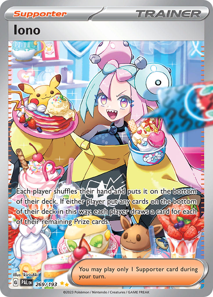 Iono | Paldea Evolved | Scarlet & Violet | 269/193 | New Mint | Special Illustration Rare