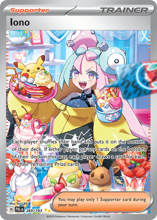 Iono | Paldea Evolved | Scarlet & Violet | 269/193 | New Mint | Special Illustration Rare
