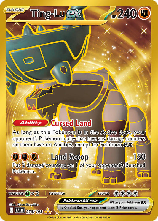 Ting-Lu ex | Paldea Evolved | Scarlet & Violet | 275/193 | New Mint | Hyper Rare