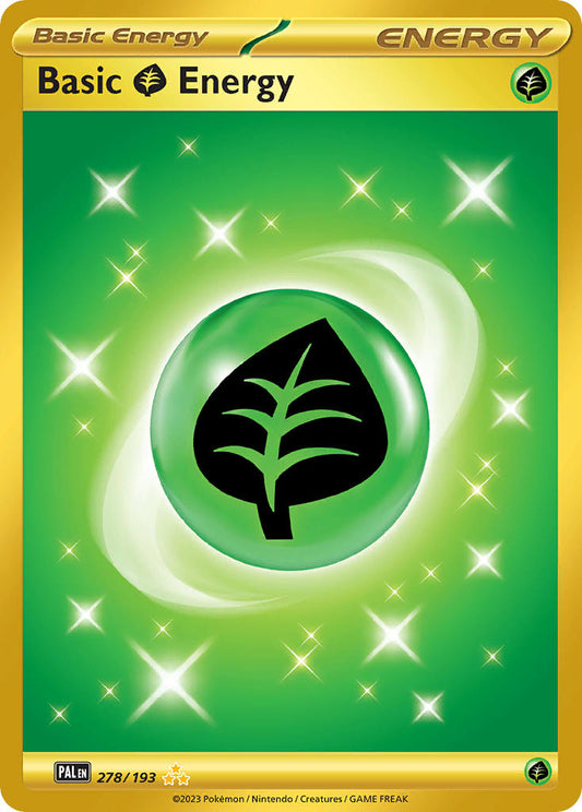 Basic {G} Energy | Paldea Evolved | Scarlet & Violet | 278/193 | New Mint | Hyper Rare
