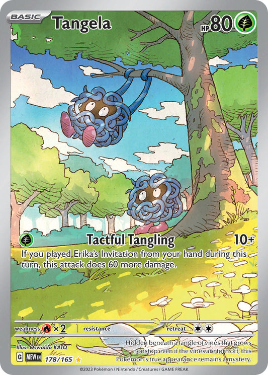 Tangela | 151 | Scarlet & Violet | 178/165 | New Mint | Illustration Rare