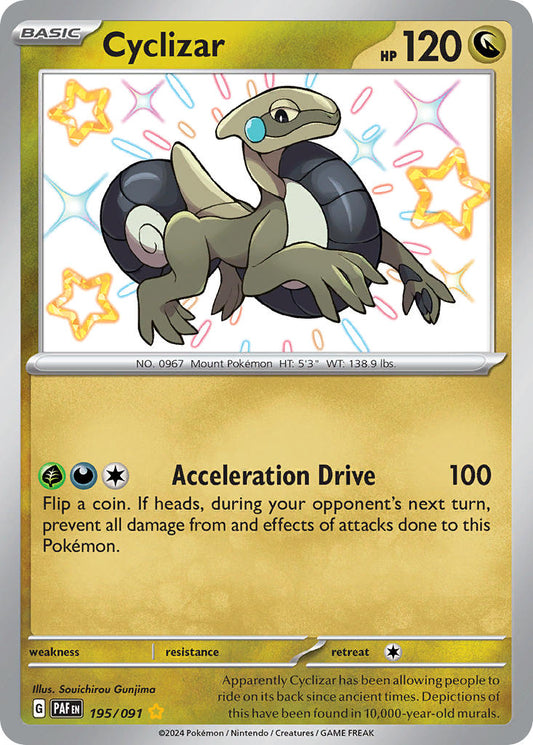 Cyclizar | Paldean Fates | Scarlet & Violet | 195/91 | New Mint | Shiny Rare