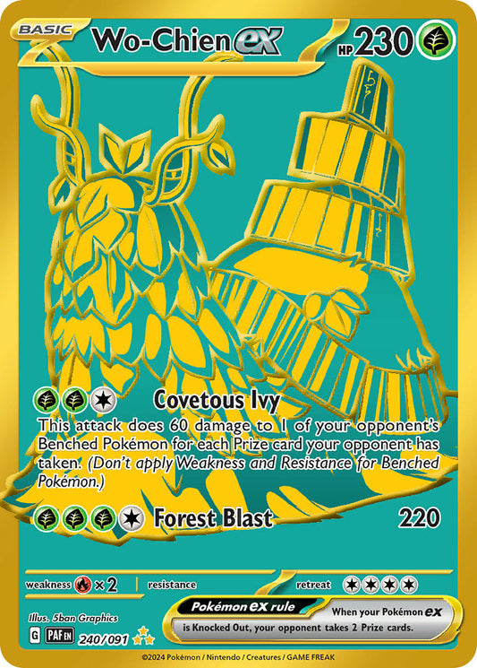 Wo-Chien ex | Paldean Fates | Scarlet & Violet | 240/91 | New Mint | Hyper Rare