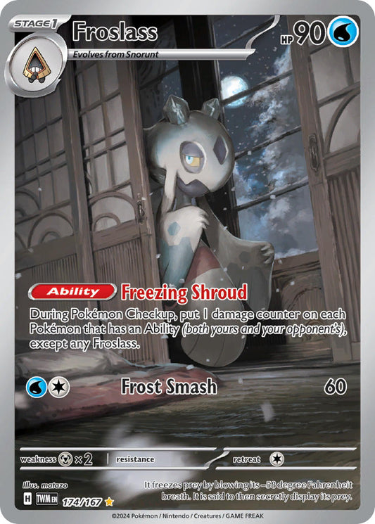 Froslass | Twilight Masquerade | Scarlet & Violet | 174/167 | New Mint | Illustration Rare