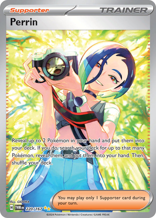Perrin | Twilight Masquerade | Scarlet & Violet | 220/167 | New Mint | Special Illustration Rare