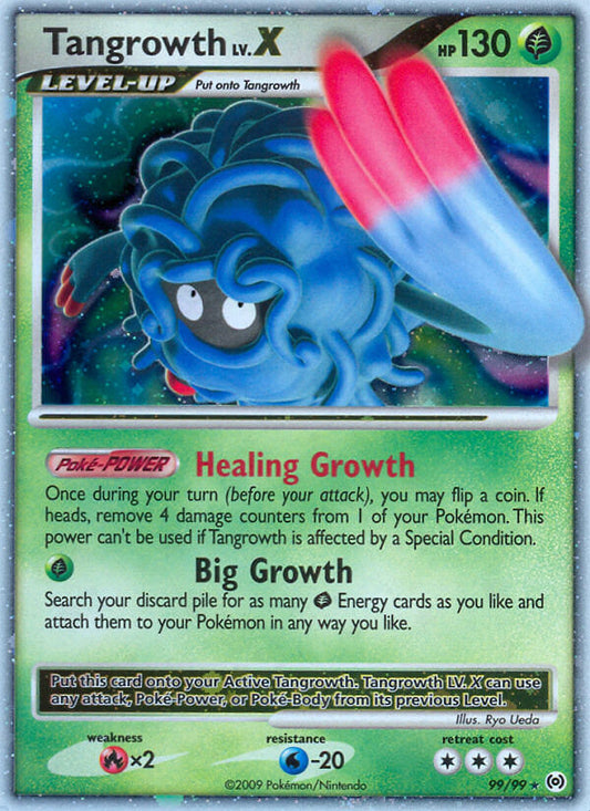 Tangrowth LV.X | Arceus | Platinum | 99/99 | New Mint | Rare Holo LV.X