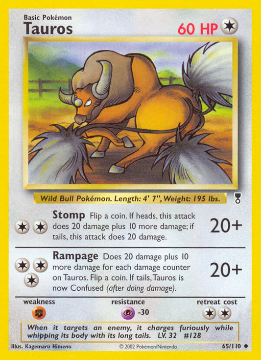 Tauros | Legendary Collection | Other | 65/110 | New Mint | Uncommon