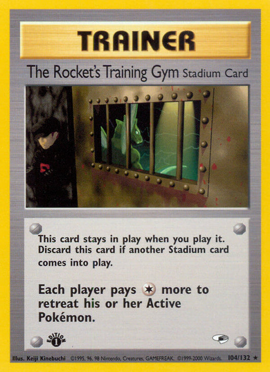 The Rocket’s Training Gym | Gym Heroes | Gym | 104/132 | New Mint | Rare