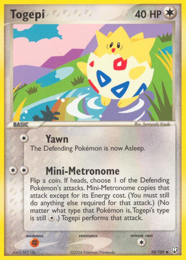 Togepi | Team Rocket Returns | EX | 50/109 | New Mint | Uncommon