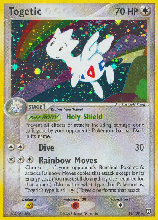 Togetic | Team Rocket Returns | EX | 14/109 | New Mint | Rare Holo