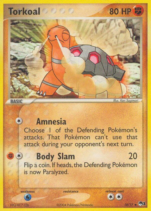 Torkoal | POP Series 1 | EX | 10/17 | New Mint | Uncommon