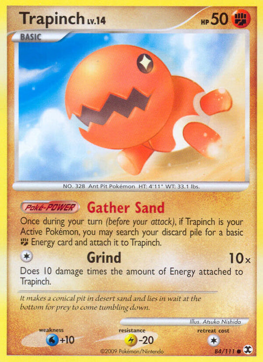 Trapinch | Rising Rivals | Platinum | 84/111 | New Mint | Common