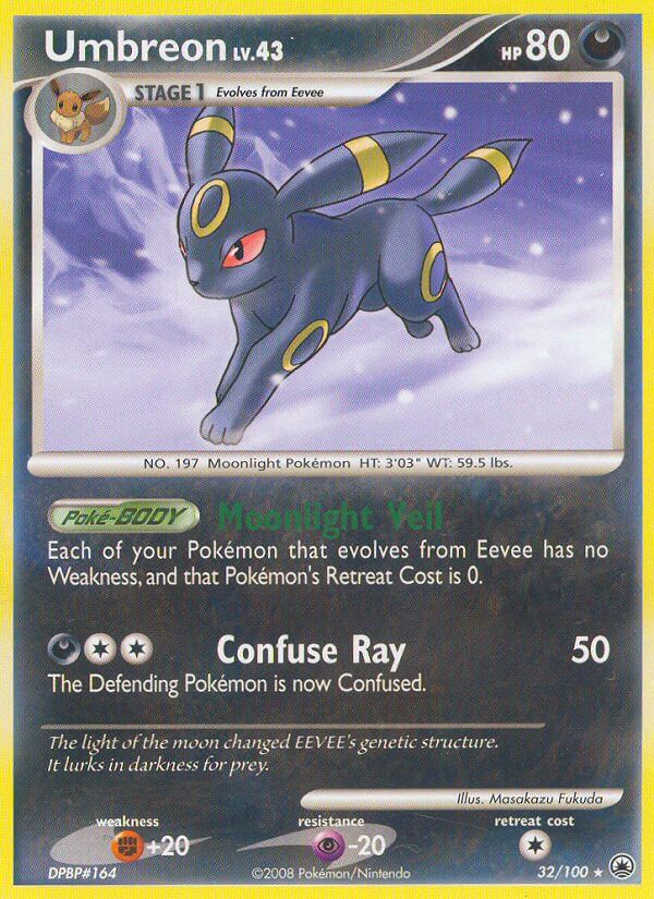 Umbreon | Majestic Dawn | Diamond & Pearl | 32/100 | New Mint | Rare
